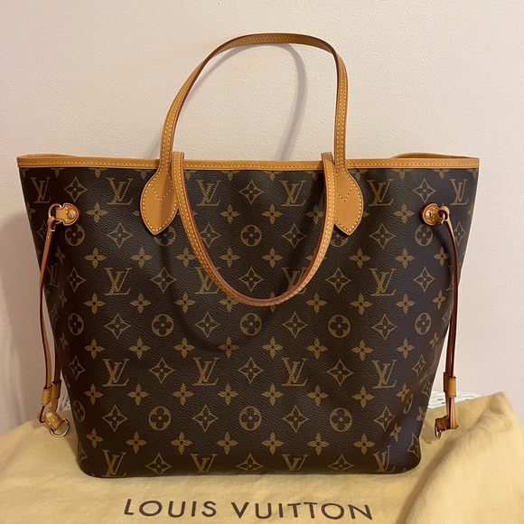 SOLD Louis Vuitton Monogram Neverfull MM Rose Ballerine & matching MM Pochette - Picture 10 of 16